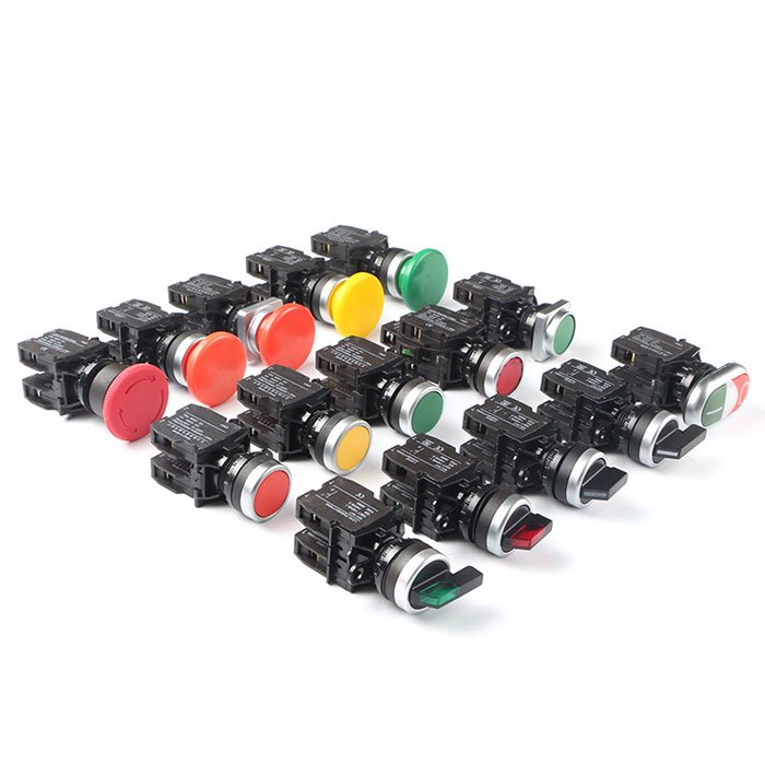 Button switch principle